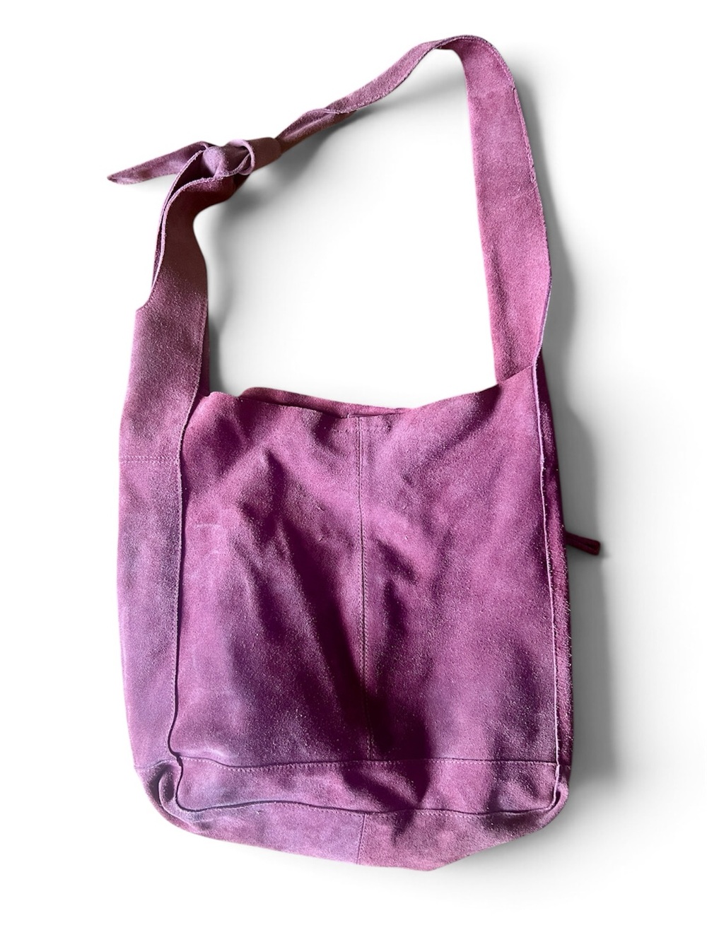The Free People Jessa Suede Carryall in Wild Mulberry - 100% Leather - Picture 10 of 10